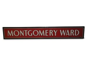 Montgomery Ward Porcelain Sign In vendita all'asta