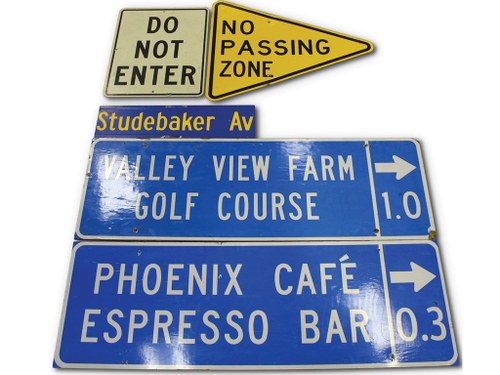 Assorted Street Signs For Sale by Auction