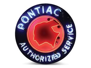 Pontiac Neon Sign For Sale by Auction