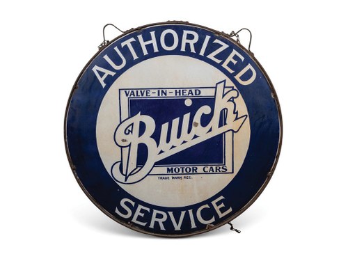 Buick Authorized Service Double-Sided Sign In vendita all'asta