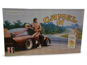Camel GT Cigarettes Sign with IMSA Race Car In vendita all'asta