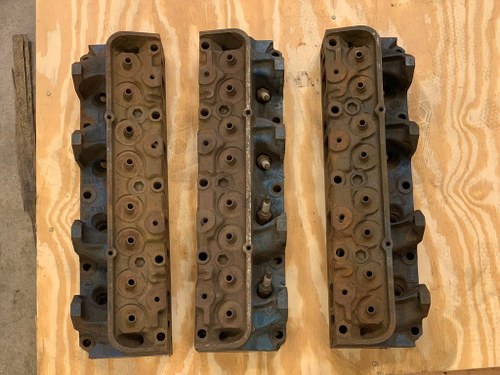 3 Ford Big Block Cast Iron Cylinder Heads For Sale by Auction