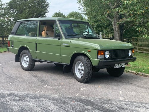 1982 Range Rover EFI 12 Sep 2019 For Sale by Auction
