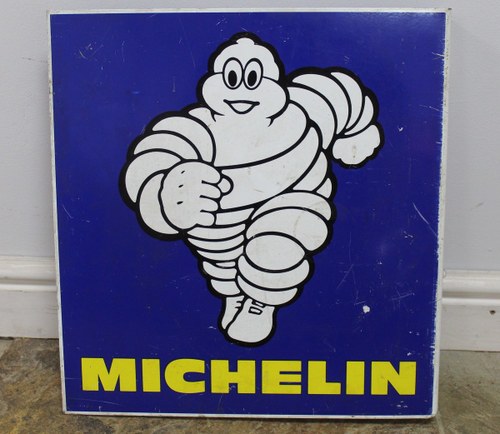 1970,s Michelin Double Sided  Sign  Original NOT Repro SOLD