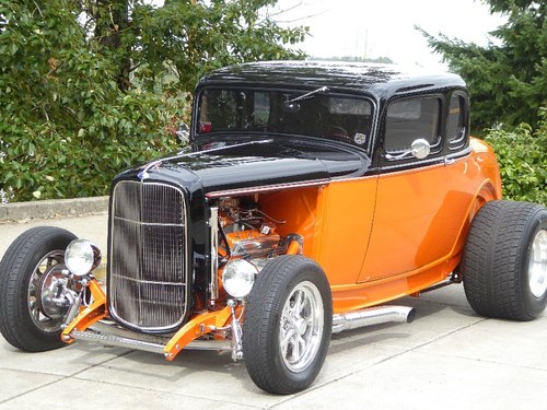 1932 Ford 5 Window Coupe Custom Mods V-8 Show Car $44.5k In vendita