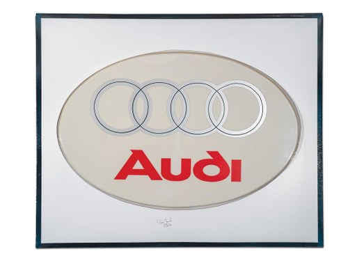 Audi Dealership Large Plastic Sign For Sale by Auction