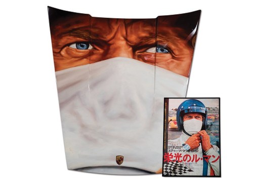 Steve McQueen Le Mans Porsche 911 Hood by B.Bain À venda em leilão