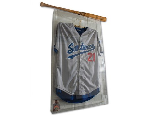 Ruben Sierra Autographed Jersey and Bat For Sale by Auction