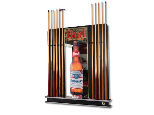Budweiser Pool Cue Rack with Cues For Sale by Auction
