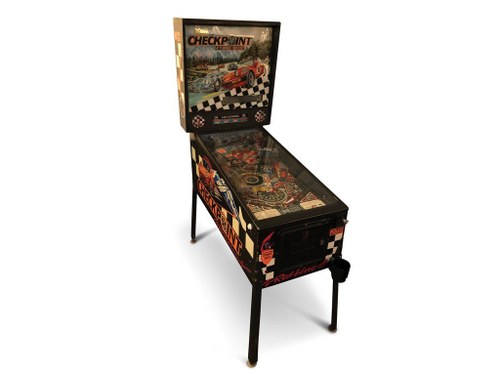 Checkpoint with Turbo-Boost Pinball Machine by Data East For Sale by Auction