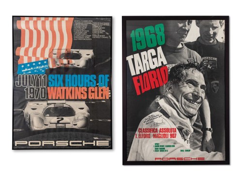 Porsche 1968 Targa Florio and 1970 Six Hours of Watkins Glen In vendita all'asta