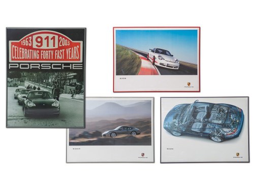 Porsche 996 Framed Posters In vendita all'asta