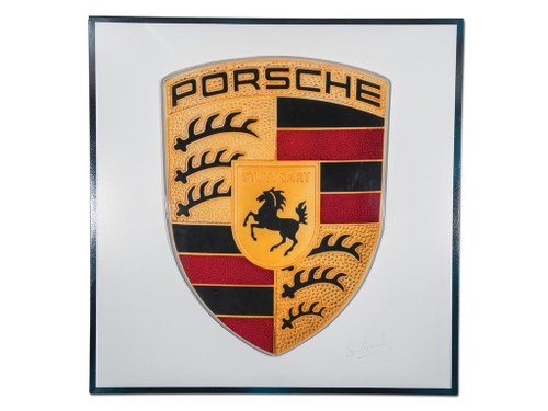 Porsche Dealership Large Plastic Sign In vendita all'asta