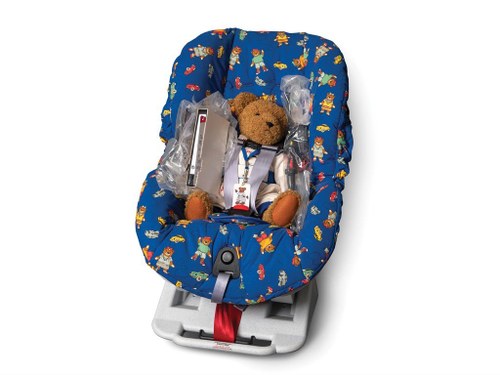 Porsche Convertible Car Seat with Teddy Bear In vendita all'asta