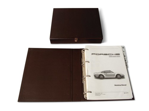 Porsche 959 Workshop Manual with Box, 1987 In vendita all'asta