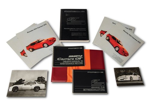 Porsche 924 Carrera GTS Owners Manual, Service Manual, Broch For Sale by Auction