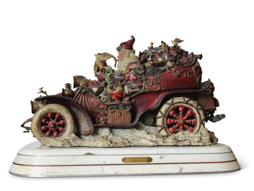 Santas New Toy by Stanley Wanlass, 1988 For Sale by Auction