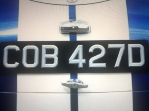 COB427D Registration  In vendita