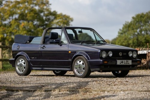 1991 Golf GTi Rivage Cabriolet - Charity Lot  For Sale by Auction