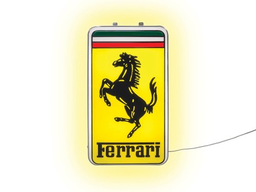 Ferrari Illuminated Sign In vendita all'asta