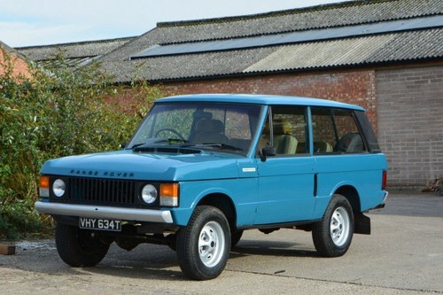 1979 Range Rover Two-Door Classic For Sale by Auction