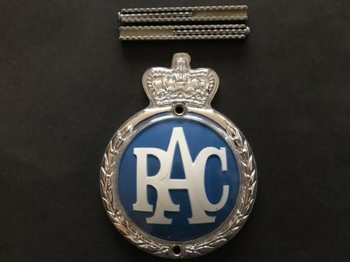 1960 RAC badge