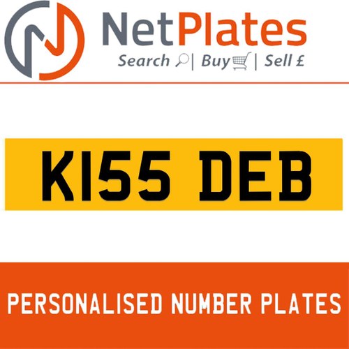 1992 K155 DEB PERSONALISED PRIVATE CHERISHED DVLA NUMBER PLATE For Sale