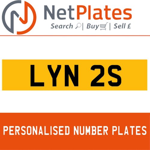 1978 LYN 2S PERSONALISED PRIVATE CHERISHED DVLA NUMBER PLATE For Sale