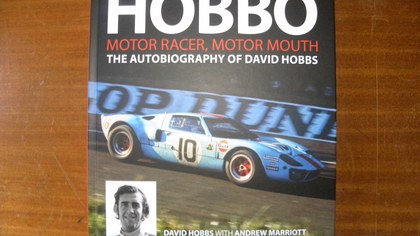 'HOBBO'   David Hobbs autobiography....Signed copy.