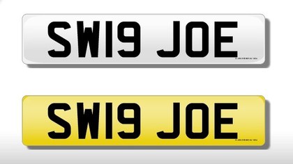 'SW19 JOE' Cherished Number - Ready To Transfer, Fees Inc. 