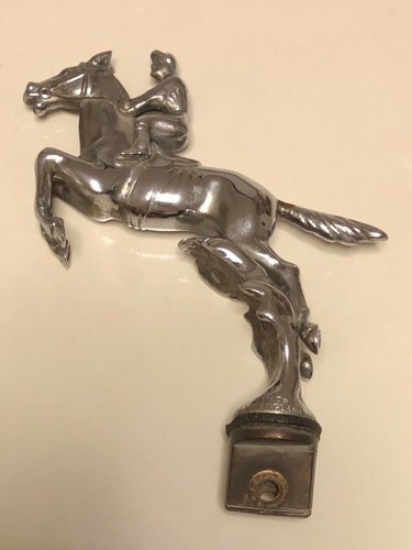 1930 VINTAGE  HORSE AND JOCKEY DESMO MASCOT For Sale