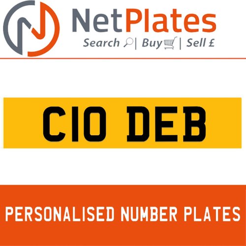 1900 C10 DEB PERSONALISED PRIVATE CHERISHED DVLA NUMBER PLATE For Sale