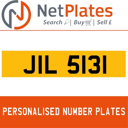 1900 JIL 5131 PERSONALISED PRIVATE CHERISHED DVLA NUMBER PLATE For Sale