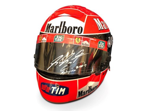 Michael Schumacher Ferrari Helmet, 2001 For Sale by Auction