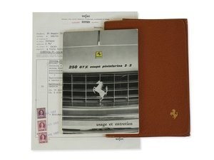 Ferrari 250 GTE 2+2 Owners Manual and Documents For Sale by Auction