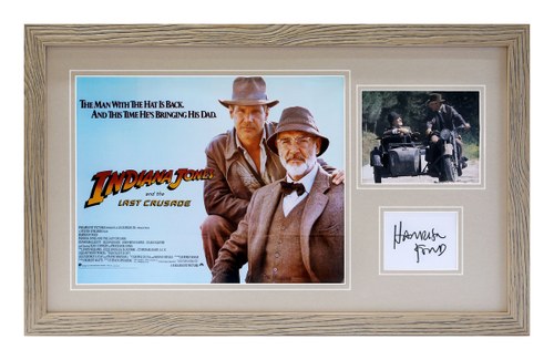 0000 Indiana Jones and The Last Crusade / Harrison Ford Autograph For Sale by Auction