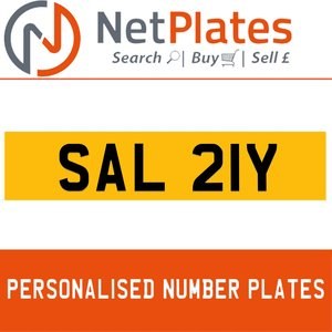 1900 SAL 21Y PERSONALISED PRIVATE CHERISHED DVLA NUMBER PLATE For Sale