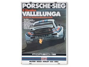 Pair of Porsche Posters In vendita all'asta