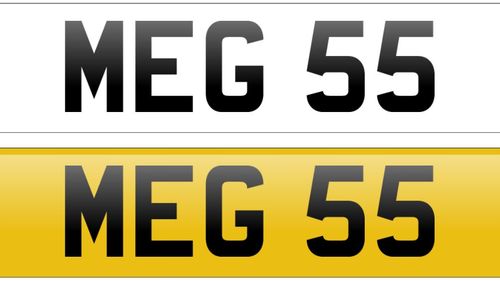 Picture of Registration Number ‘MEG 55’ - For Sale by Auction