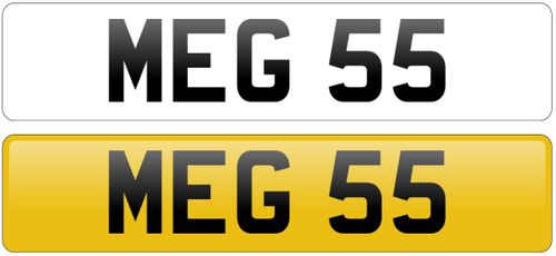 Registration Number ‘MEG 55’