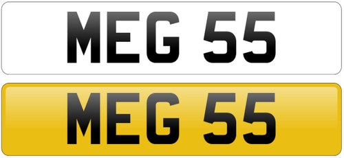 Registration Number ‘MEG 55’ For Sale by Auction