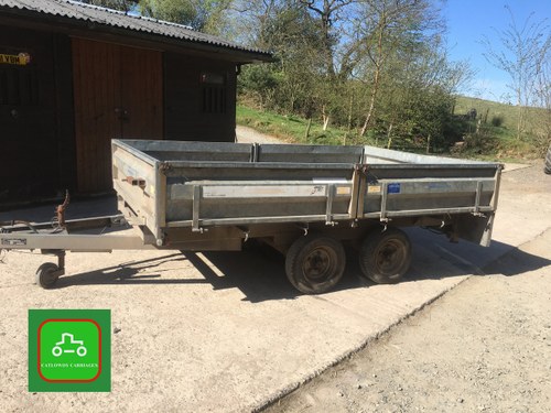 2000 BARGAIN 10X6 DROP SIDE TRAILER TO CLEAR ALL WORKS NO VAT SOLD