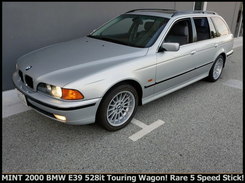 2000 BMW 5-Series 528it Touring Wagon Rare 5 Speed $7.9k In vendita