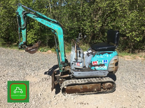 1997 KOBLECO 1/2 TON MICRO DIGGER EXPANING TRACKS SEE VIDEO  SOLD