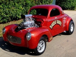 1941 Willys Coupe Custom Fast 392 Hemi + Blower  $67.5k For Sale