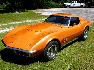1971 Corvette Coupe C-3 T-Tops LS5 454 manual 4 spd $56.3k For Sale