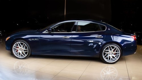2015 Maserati Quattroporte SQ4 Sedan Blue(~)Ginger $38.9k In vendita