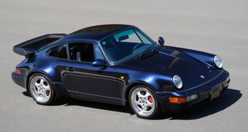 1993 1963 Porsche 964 Turbo 3.6 Rare Cool Blue(~)Navy $279k For Sale