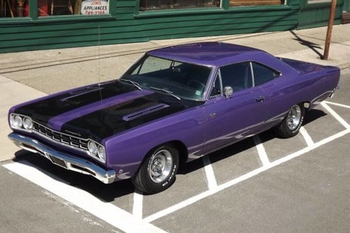 1968 Plymouth ROAD RUNNER Fast 440 auto Purple $34.5k For Sale