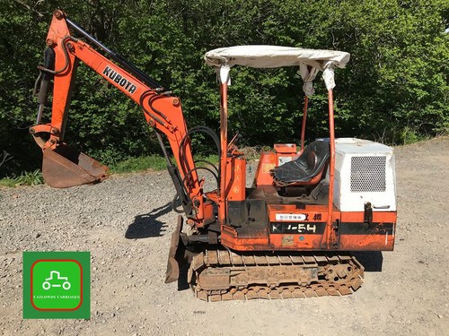 1980 KUBOTA 1 TON MINI DIGGER ALL WORKS TIDY LO HRS SEE VIDEO SOLD